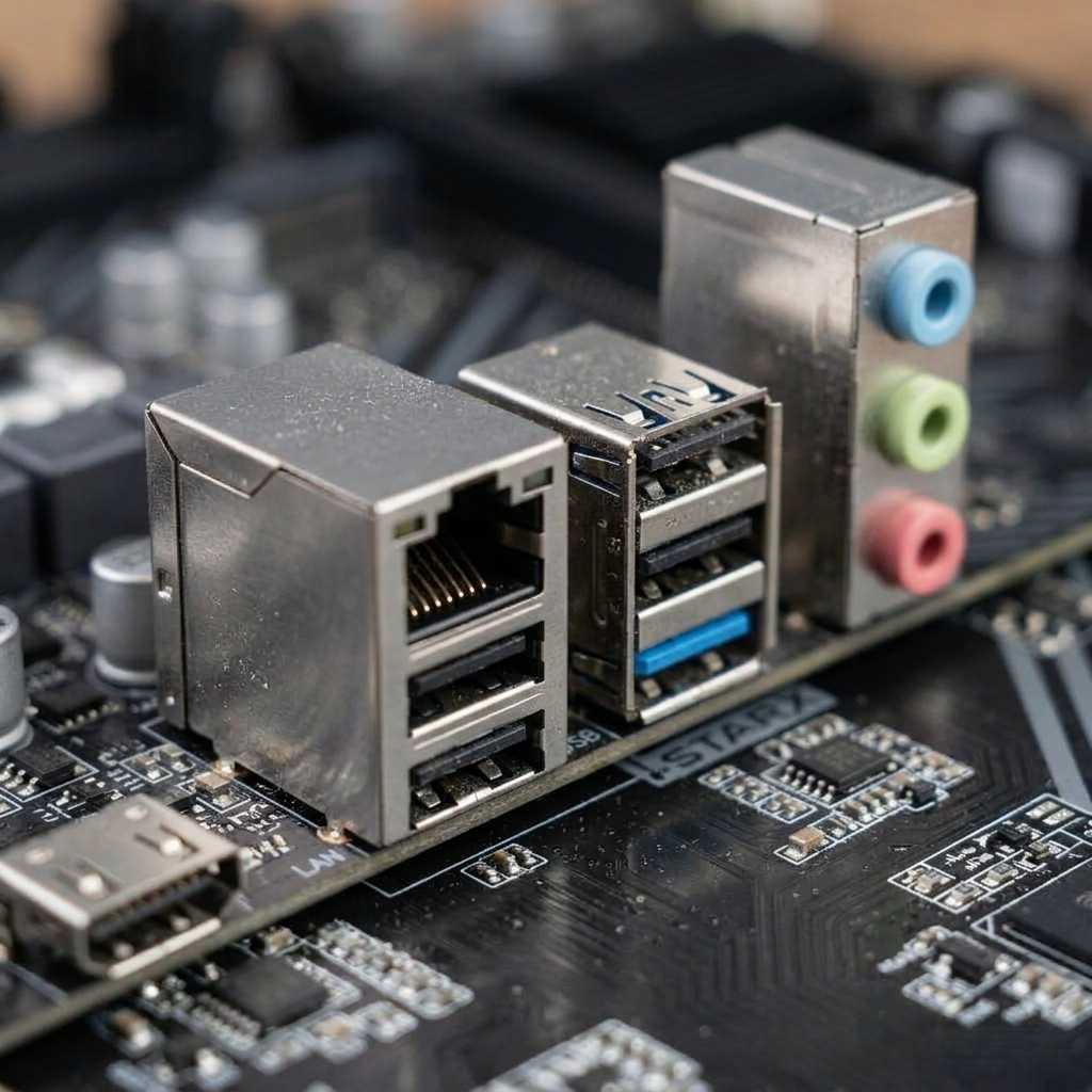 Starex ST-H510 Rear I/O Ports