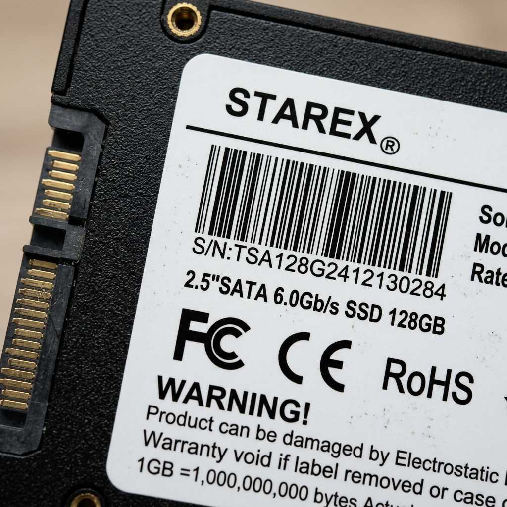 Starex SATA SSD Official Label & Durability