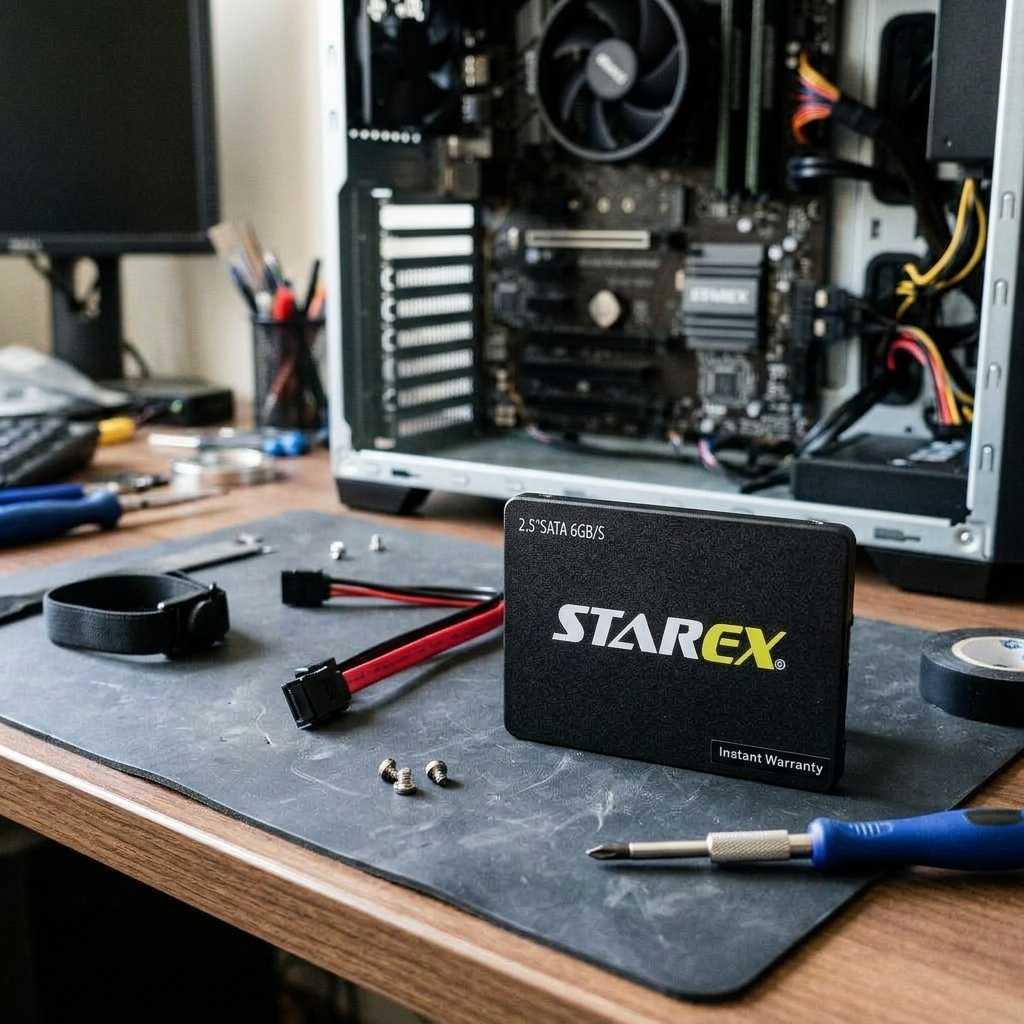 Starex 2.5 inch SATA SSD on Workstation