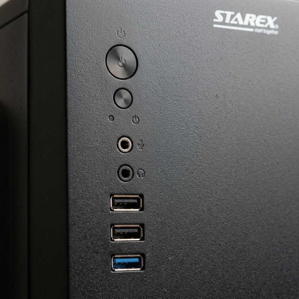 Starex Casing Front I/O Ports